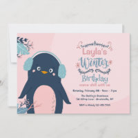 Penguin Winter Birthday Party