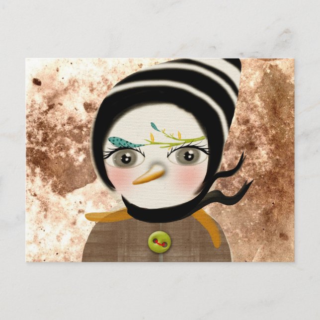 Penguin Winter Postcard (Front)