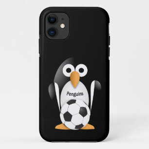 Penguin with a soccer ball Case-Mate iPhone case