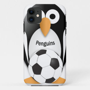Penguin with a soccer ball Case-Mate iPhone case