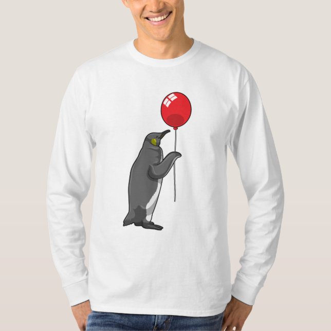 Penguin with Balloon T-Shirt (Front)