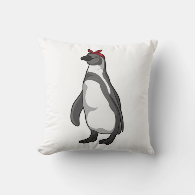 Penguin with Bandana Cushion (Front)