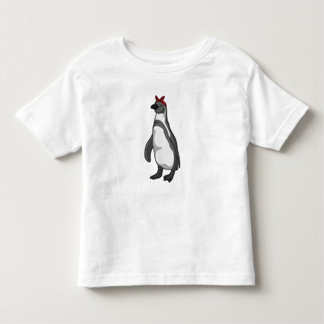 Penguin with Bandanna Toddler T-Shirt (Front)