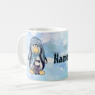 Penguin with child cup