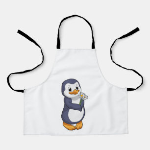 Penguin with Daisy Apron