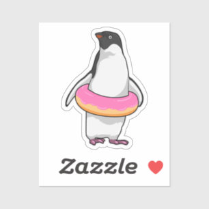 Penguin with Doughnut