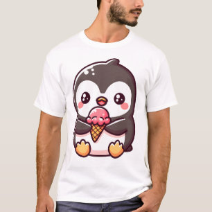 Penguin with ice cream T-Shirt