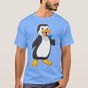 Penguin with Lollipop Sweets T-Shirt