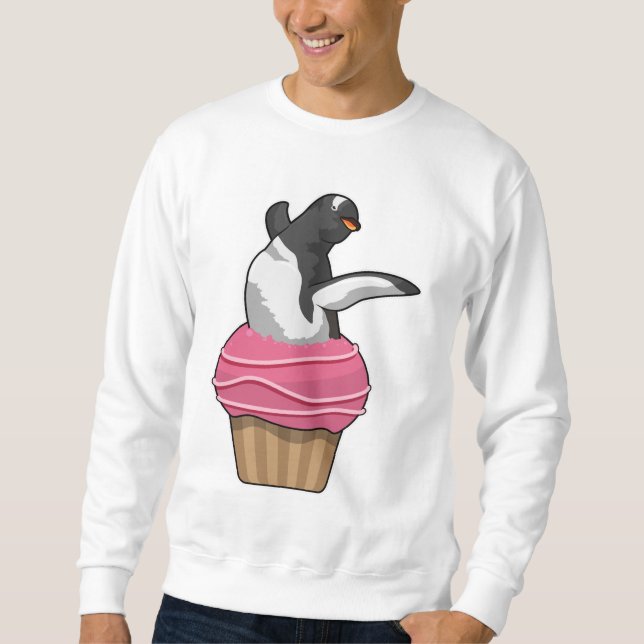Penguin with Muffin Sweatshirt (Front)
