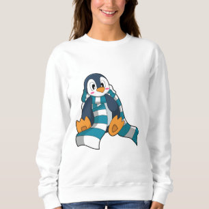 Penguin with Scarf Sweatshirt