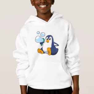Penguin with Soap bubbles.PNG