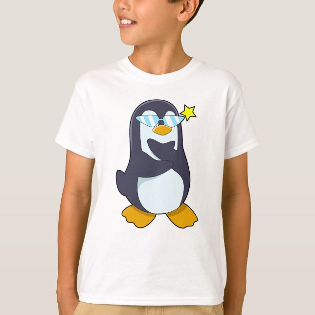 Penguin with Sunglasses T-Shirt (Front)