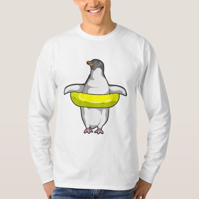 Penguin with Swim ring T-Shirt (Front)