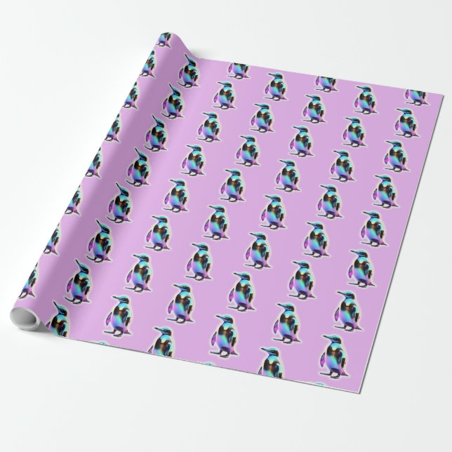 Penguin Wrapping Paper (Unrolled)