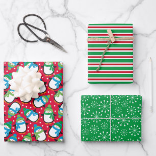 Penguin Wrapping Paper Sheet