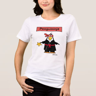 PENGUININJA penguin ninja by Sandra Boynton T-Shir Tri-Blend Shirt