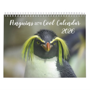 Penguins are Cool Calendar 2025 with Descriptions
