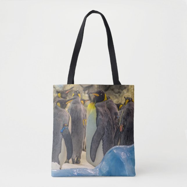 Penguins at the zoo Tote Bag (Front)