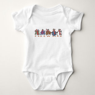 Penguins Baby Outfit Bodysuit