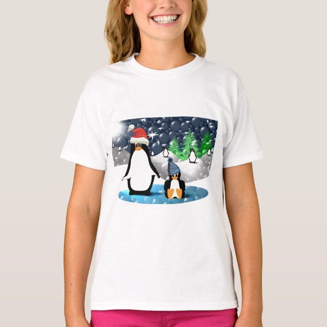 Penguins Baby T-Shirt (Front)