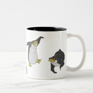 Penguins Black and White Mug