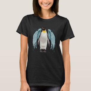 Penguins can fly white angelwings ice angel pengui T-Shirt
