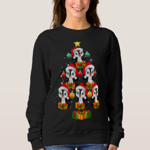 Penguins Christmas Tree Ornaments Santa Xmas Paja Sweatshirt