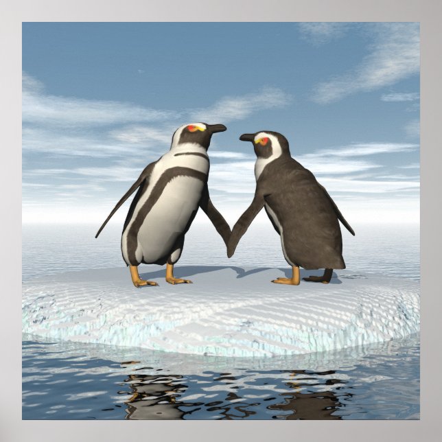 Penguins couple poster (Front)