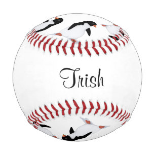 Penguins Custom Name Baseball