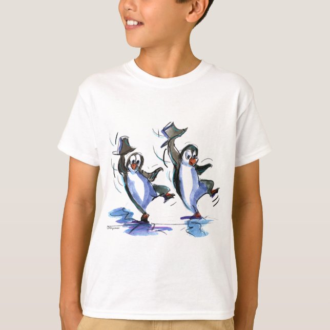 PeNgUiNs DaNciNg T-Shirt (Front)
