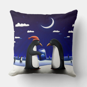 Penguins Decor Pillow