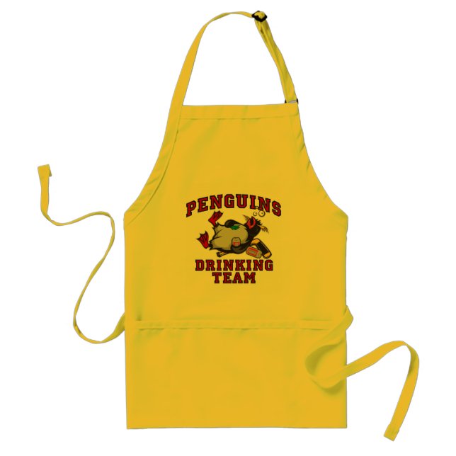 Penguins Drinking Team Apron (Front)