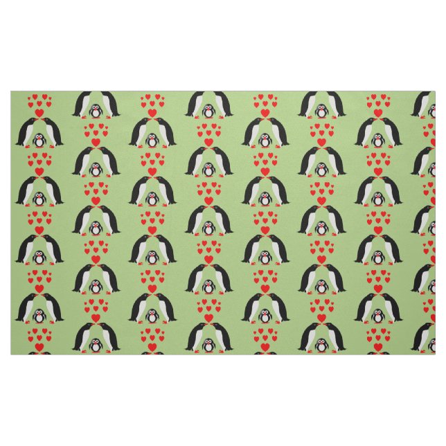 Penguins family fabric (Fat Quarter)