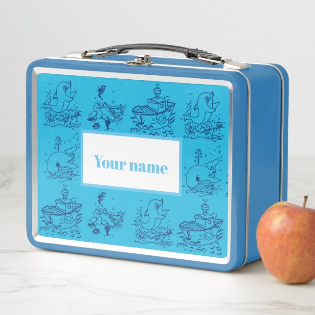 penguins in Antarctica Metal Lunch Box (In Situ)