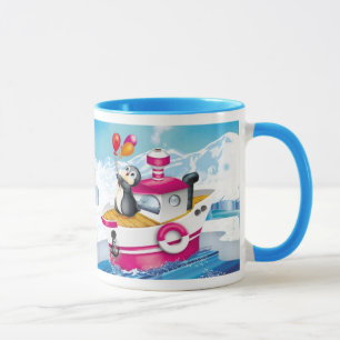 penguins in Antarctica Mug