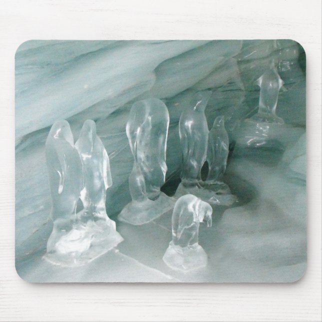 Penguins in ice mouse pad (Front)