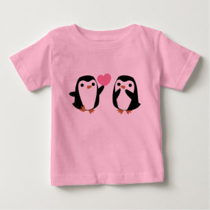 Penguins in Love Baby T-Shirt