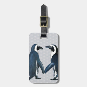 Penguins In Love Luggage Tag
