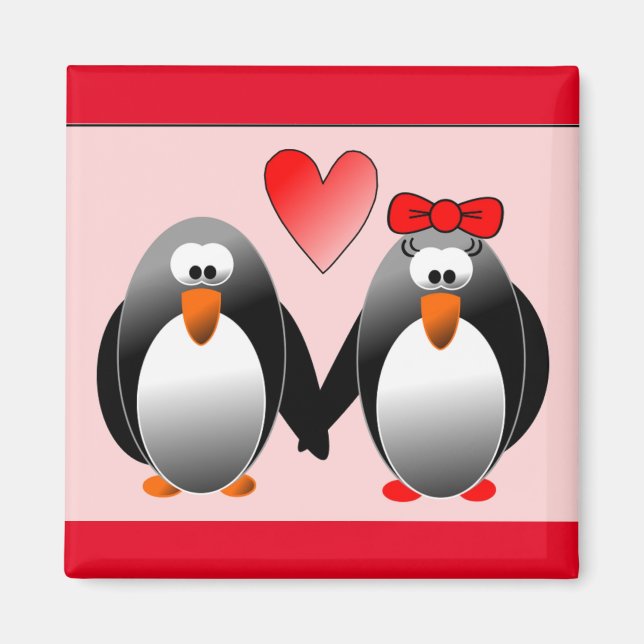 PENGUIN'S IN LOVE MAGNET (Front)