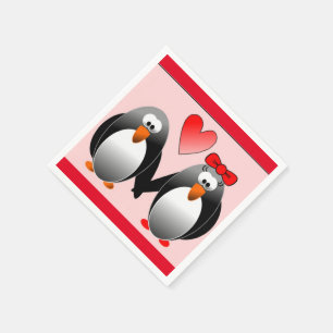PENGUIN'S IN LOVE NAPKIN