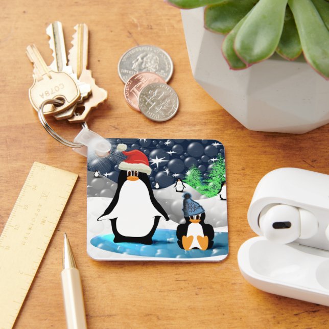 Penguins Key Ring (Desk)
