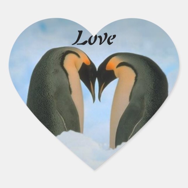 Penguins-Love Each Other Sticker (Front)