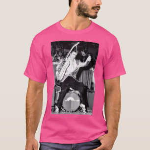 Penguins Marching Across Icy Snow Fields T-Shirt