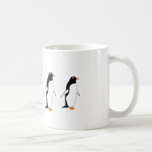 Penguins on a mug