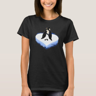 Penguins Outfit love heart Penguins partner outfit T-Shirt