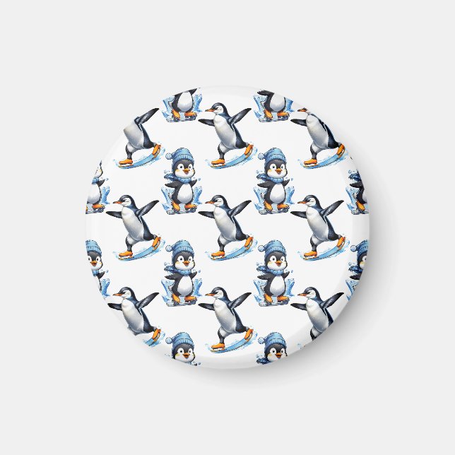 Penguins Pattern Design  Magnet (Front)