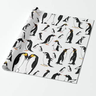 Penguins Pattern Wrapping Paper