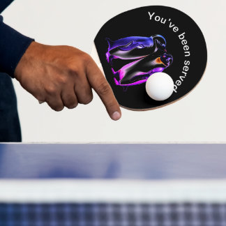 Penguins  ping pong paddle