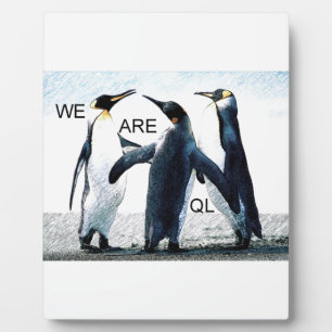 penguins plaque