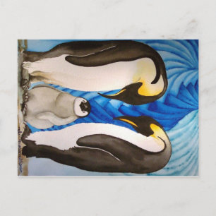 Penguins post card